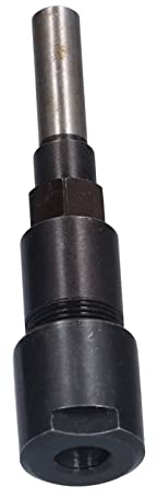 Verlängerungsfutter, komplette Schnitttiefe Legierter Stahl Rundgriff Tragbare Oberfräse Spannzangenverlängerungen 1/4 Zoll 8 mm 12 mm für die Holzbearbeitung(8mm Griff)