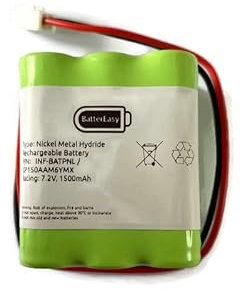 Infinite Prime Alarm Battery 7.2V ALARM PANEL BATTERY COMPATIBLE INF-BATPNL GP150AAM6YMX