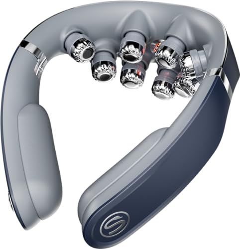 SKG G7 Pro Fold TENS-EMS Intelligentes Nackenmassagegerät/Roboter, Mobile APP, Wärmetherapie-Thermotherapie
