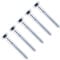 TERF® M8 X 80mm Coach Screws Hex Head M8 (8mm) X 80mm Wood Masonry Brick Concrete Wall Fixing Lag Screw Bolts for Aerial Satellite Dish TV Bracket Fence Shelves Mounting Decking - Pack of 10