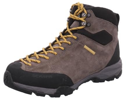 Scarpa Schuhe Mojito Hike GTX Wide Men Größe 41,5 titanium/mustard