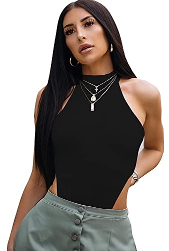 KOEMCY Body Donna Elegante Bodysuit Mock Turtle Neck Shapewear Jumpsuits Tops Contenitivo Modellante Shapewear Intimo Body Tinta Unita Uno Pezzo
