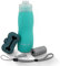 TERRAPOPA Botella Pipi Perros Silicona 400ml. Botella de Agua para Perros con tapón antigoteo y fácil de Transportar. Accesorios para Perros (Azul)