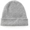 tonten 100% Reine Kaschmir Dual-Layer Mütze für Damen, Winter Dicke, weiche, warme Damen Skikappen (Grau)