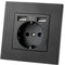 Générique Presa a Parete Telecamera Spia 4K WiFi Nero