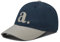 Clakllie Two-Tone Baseball Cap Baumwolle Stickerei Baseballkappe Sonnenschutz Verstellbar Basecap Mütze Outdoor Sport Running Kappe Cooling Baseballmütze,HBC06-Navy Blue/Beige
