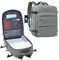 SZLX Sac à Dos Voyage Cabine Ryanair,Bagage Cabine 45x36x20 Easyjet Sac de Voyage Bagage à Main Avion Femme Sac à Dos Ordinateur Portable Imperméable pour Travail de Randonnée Homme Gris