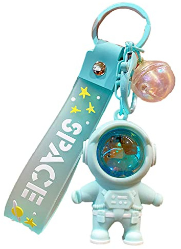 Astronaut Sunset Lamp Keychain Pendant Sunset Lights Projector Keyrings Spaceman Night Light Keychain for Luggage Tags