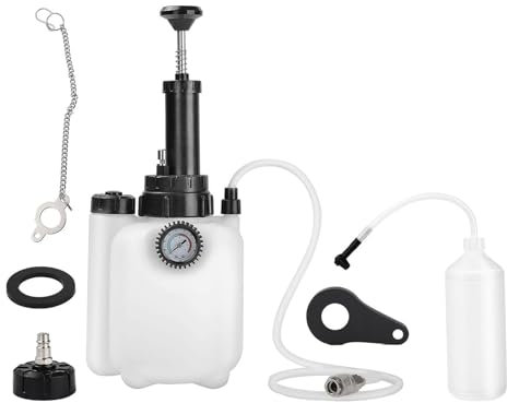 Trintion 3L+1L Car Brake Bleeder Clutch Bleeding System Fluid Bleeder Tool Kit