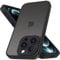 Mootobo for iPhone 12 Pro Case 6.1 inch, Military-Grade Protection 360° Full Body Frosted Translucent Back Phone Cover, Anti-Fingerprint Slim Shockproof Phone Case for iPhone 12 Pro – Black