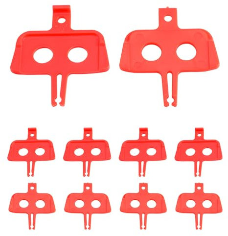 Bicycle Brake Spacer Hydraulic 10pcs, Bike Brake Pads for Bicycle Disc Brake Pads Disc Brake Blocks Mountain Bike Plastic Oil Pressure Disc Protector MTB Bicycle Brake Blocks Set Cycling Accessories