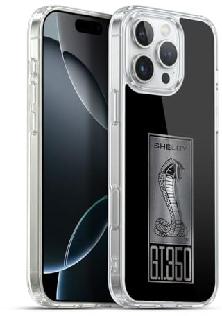 Head Case Designs Offizielle Shelby GT350 Autografiken Gelhülle [Militärischer Schutzgrad] Kompatibel Mit Apple iPhone 16 Pro Max Und Kompatibel Mit MagSafe
