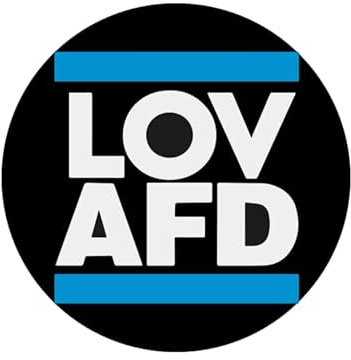 Sammys Shirt Store LVE AFD Alternative für Deutschland Aufkleber 10 cm