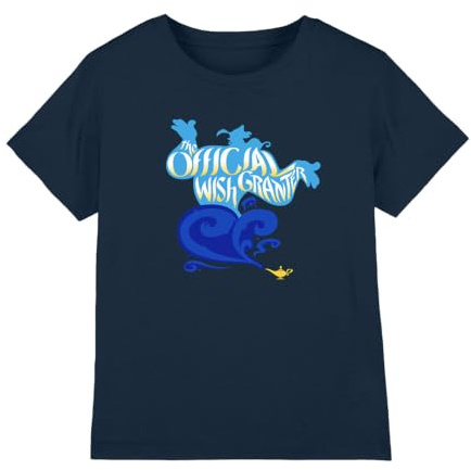 Disney Aladdin Boy's Aladdin Official Wish Granter, The Genie Unisex Kids T Shirt