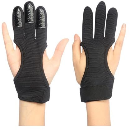 POOIQX 1 Paar Outdoor Sport Zubehör Hand Guard Protector 3 Finger Schutz Handschuhe,Fingerfertigkeit Garantiert