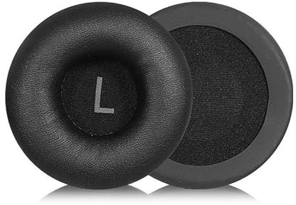 Ear Pads Compatible with Philips TAH4205 / TAH4105 Headphones, Protein Leather TAH4205 / TAH4105 Ear Pads Cushions Replacement, Black