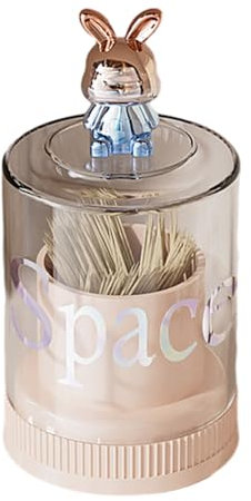 Uqezagpa Porta stuzzicadenti creativo contenitore per bastoncini di cotone contenitore per stuzzicadenti dispenser gadget da cucina decorazioni per la casa porta stuzzic