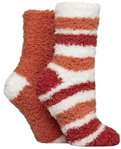 Elle Ladies Fluffy and Cosy Blissful Bed Time Socks Pack of 2