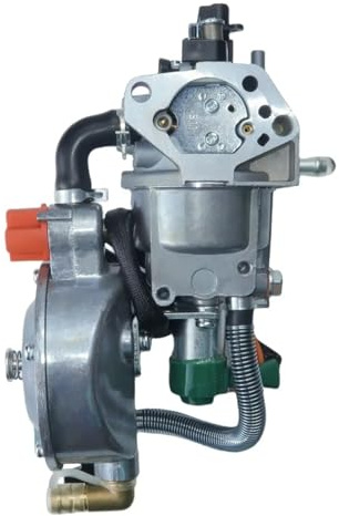 LPG CNG 4.5‑5.5KW For GX390 GX340 188F Petrol Gas Small Engines Generator Dual Fuel Carburetor Manual Choke Power Jet Carb