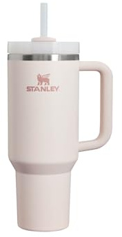 Stanley The Quencher H2.O Flowstate Tumbler 0.89L 30Oz 2.0 Unisex Cream Thermosflasche, Rosa