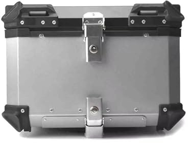 Motorrad Hinten Gepäckträger Motorradkoffer Aluminium Topcase Gepäckkoffer Hinten Top Box Aufbewahrungszubehör 45L Für CFMOTO 800MT CF Moto 450MT Für Explorer 700MT Heckgepäckträger(45L B)