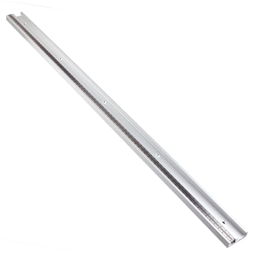TIQICIVINUI T-Nut-Gehrungsschiene, 75 Typ 800mm T-Schienen, DIY-T-Mutter-Gehrungsschienenlehre, für Laden gefertigte Tische, Fräser, Bandsägen, Bohrmaschinen