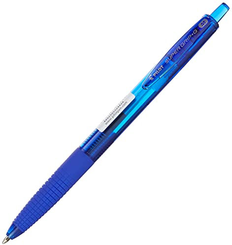 Pilot Super G - Pack de 12 bolígrafos, color azul