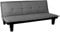 Mendler 3er-Sofa HWC-C87, Couch Schlafsofa Gästebett Bettsofa Klappsofa, Schlaffunktion 170x100cm - Textil, dunkelgrau