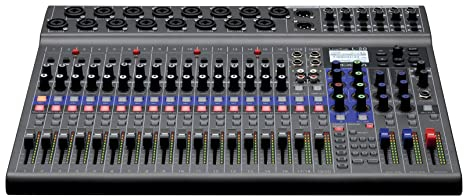 Zoom L-20 LiveTrak Digital mixing console | standalone 20-track recorder and multi-channel audio interface | UK-Version | anthracite