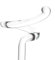 4 Stück Orchideenstab Glas (längenverstellbar)