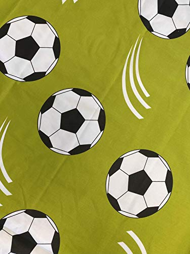 Baumwollstoff Kinderstoff Dekostoff Fußball Breite 160cm ab 50cm (1,5m)