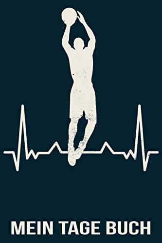 Mein Tage Buch: Mein Tage Buch (53 Wochen) Dokumentation der Menstruation ganz einfach ! Tagebuch für die Regel A5 Softcover / Basketball Spieler Fan