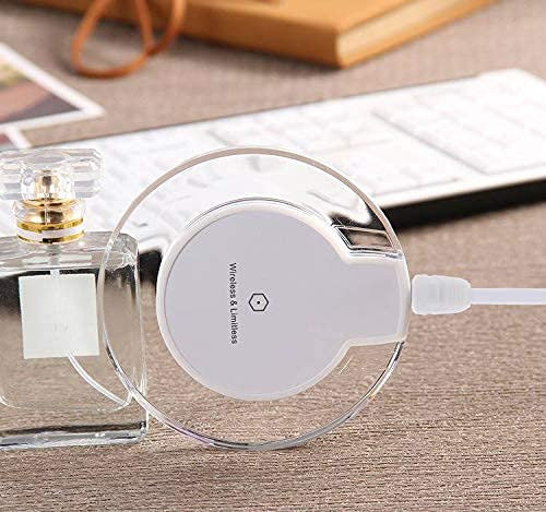 Marco Paul iPhone Wireless Charger, Power iPad, Compatible With iPhone 11, 11Pro, 11Pro Max, Xs Max, XR, XS, X, 8, 8 Plus, 10W Fast-Charging Galaxy S20 S20+ S10 S9 S8, Note 8 9 10 (White)