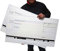 2 Stück MEGA Scheck XXXL PR- Schecks 100 x 56 cm Spendenscheck Dekoscheck Europascheck Fotoscheck Spenderscheck Übergabescheck MEGA SCHECK Produkttyp Scheck Weiß