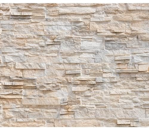 decomonkey Fototapete selbstklebend Steinwand Stein 441x315 cm XXL Selbstklebende Tapeten Wand Fototapeten Tapete Wandtapete klebend Klebefolie Steintapete Stein Mauer Steinoptik 3D