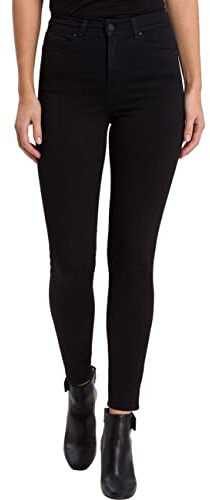 Cross Jeans Damen Jeans Judy - Super Skinny Fit - Schwarz - Black W25-W34 Stretch Baumwolle