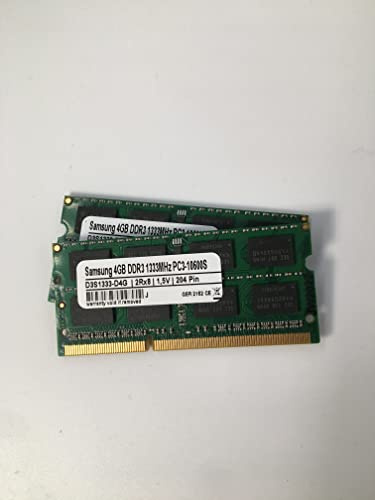 Samsung3rd 2x4GB Kit DDR3 1333MHz SO-Dimm PC3-10600S 204pin