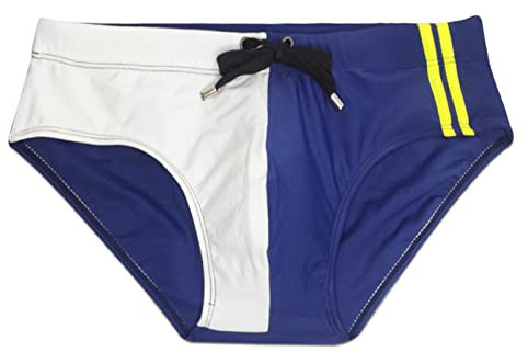 SEAUR Maillot de Bain Sexy pour Homme Taille Élastique Slip de Bain Bas de Bikini pour la Natation sans Couture Printemps Été - Style I - XL