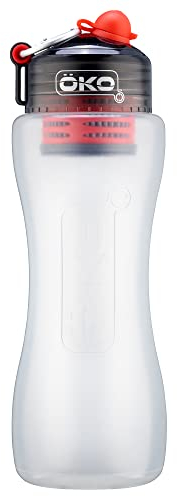 OKO H2O Bouteille de filtration pour chlore, plomb, micro plastiques et autres contaminants - 1 l