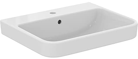 Ideal Standard i.Life B Waschbecken, 60 cm, 1 Hahnloch, T460701, Weiß
