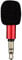 Mini Portable Microphone Jack 3.5mm Aux 4 Pole/ 3 Pole Karaoke Mic For Recorder Mobile Phone Smart Phone Computer Laptop (Red 3 Pole)