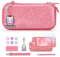 innoAura Switch Lite Tasche, 14 in 1 Switch Lite Zubehörset mit Switch Lite Tragetasche Rosa, Switch Lite Hülle, Switch Lite Bildschirmschutz, Switch Lite Case Aufbewahrung (Pailletten Rosa)