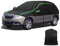 Autoabdeckung Kompatibel mit Peugeot 2008 (2013-2019), All Weather Halbgarage, Winter Sommer Auto Abdeckplane, Wasserdicht Staubdicht mit UV Schutz, Verstärkte Gurtbefestigung