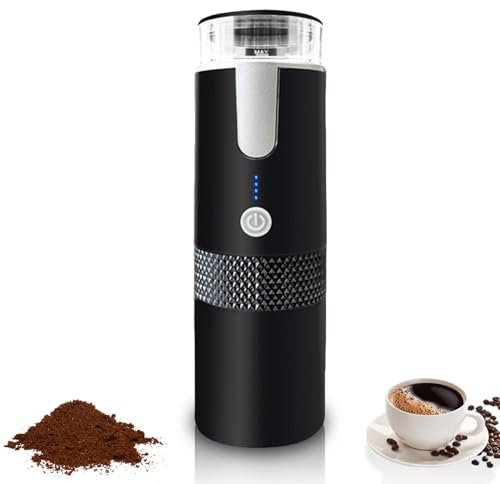 GIVOKE 170ML Portable Espresso Machine Handheld Coffee Machine, Rechargeable Electric Travel On the Go Small Travel Coffee Maker for Car, Camping, Hiking
