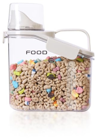 LANGMINGDE 1 Stück Vorratsdosen Set mit Deckel Luftdicht, Vorratsbehälter Küchen Aufbewahrung Organizer Spender