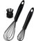 2PCS Silicone Whisk, Heat Resistant Balloon Whisks for Non-Stick Cookware Kitchen Whisks for Blending, Whisking, Cooking, Beating, Frothing & Stirring, Can be Suspended (8.5,10)