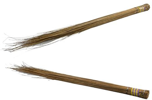 Coconut Fiber Broomstick for Wet & Dry Floor Garden Outdoor Cleaning Jhadu Jhadoo Natural Broom (2)