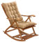 Hochlehner Sitzauflagen for Gartenmöbel Schaukelstuhl 8cm Extra Dicke Gartenstuhl Mit Krawatte,Indoor Outdoor Patio Kissen/Ersatzpolster for Rattan Wasserdicht Rattansessel ( Color : Camel , Size : 40