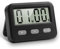 Digitaler Timer für Kochen, Studium, Arbeit, Übung, Küchentimer, Eieruhr, Stoppuhr, Verstellbarer Countdown-Timer, magnetisch (schwarz)