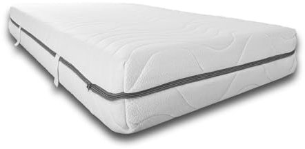 Sleezzz Smart Matratze, Höhe 18 cm, Härtegrad H2+H3, 7 Zonen mit Air Memoryschaum (90 x 190 cm)
